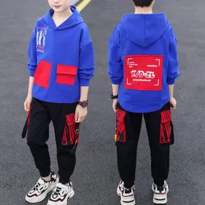2-piece Letter Pattern Suit for Boy