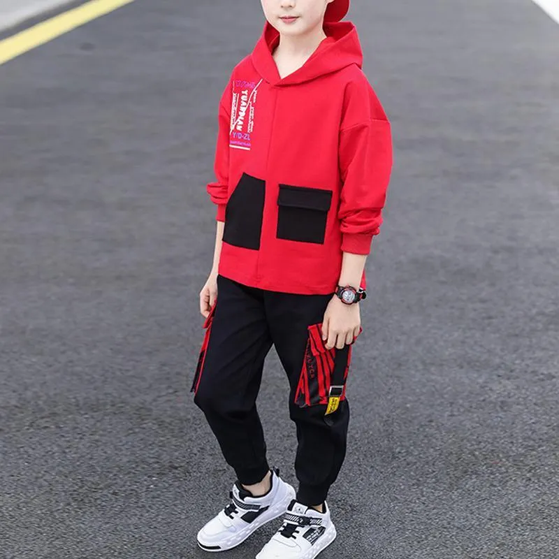 2-piece Letter Pattern Suit for Boy