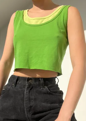 90's Green Layered Tank (S)