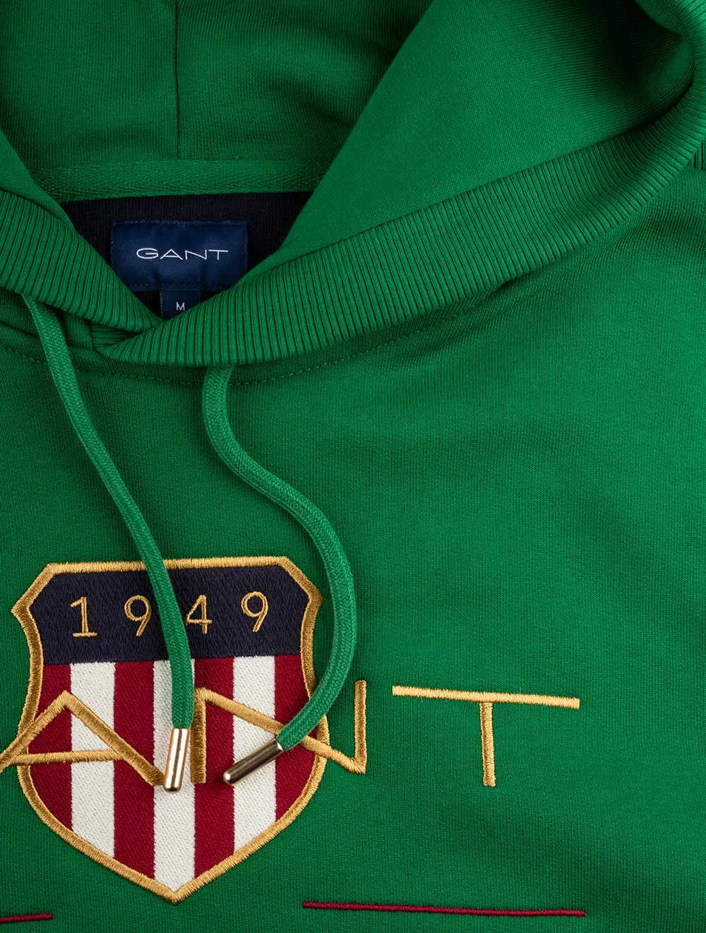 Archive Shield Hoodie Lavish Green