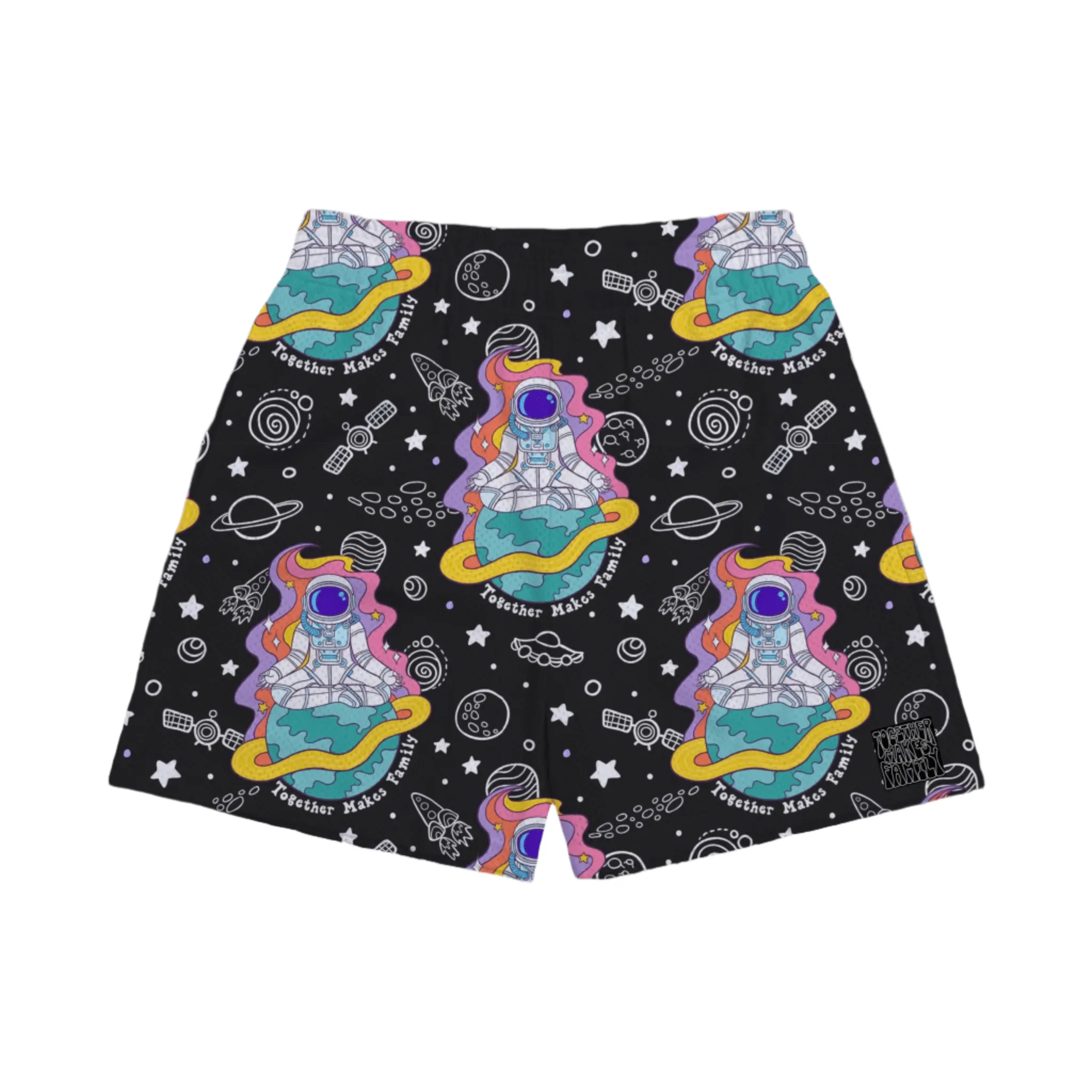 Athletic Mesh Shorts in Spaceman OG