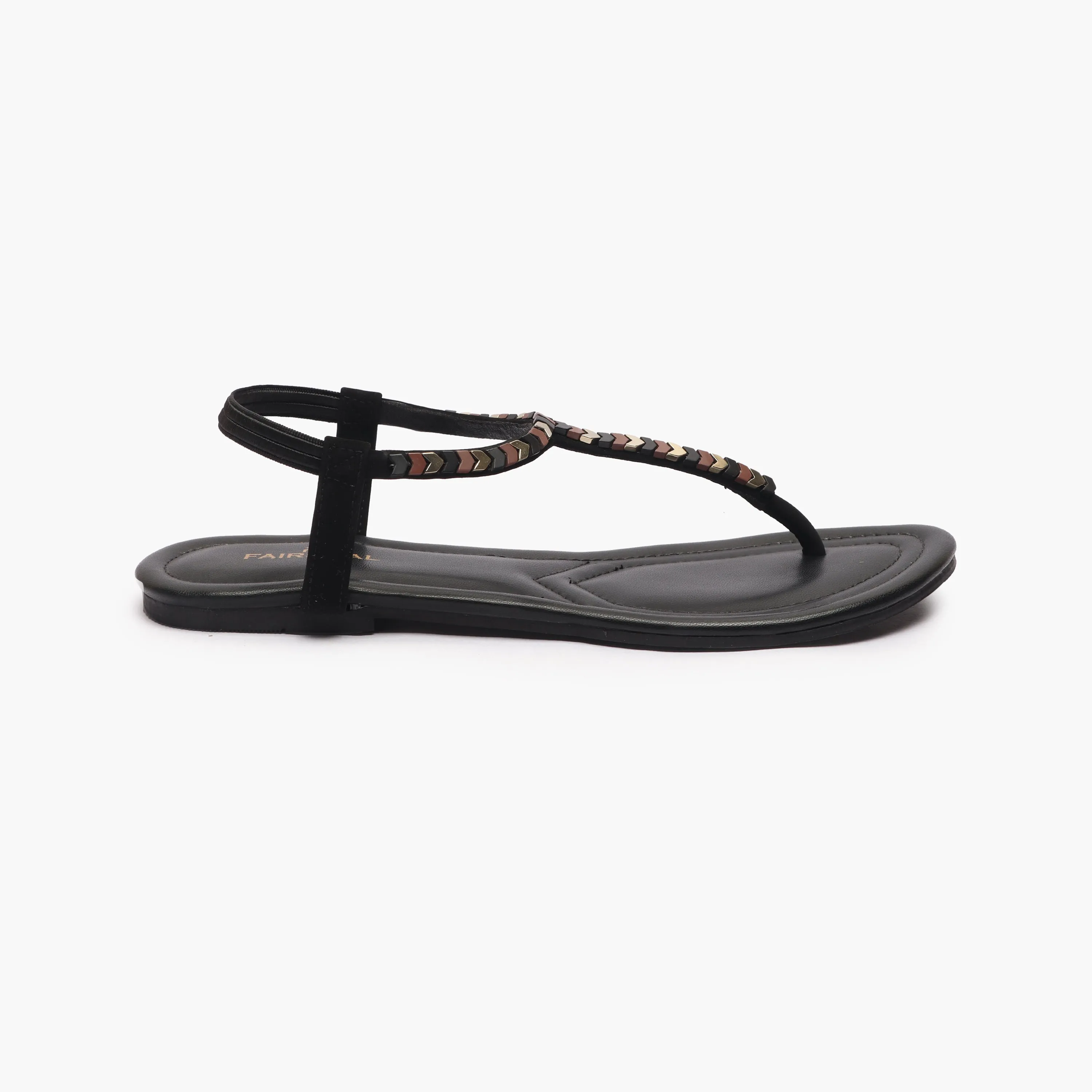 Back Elastic Flat Sandals