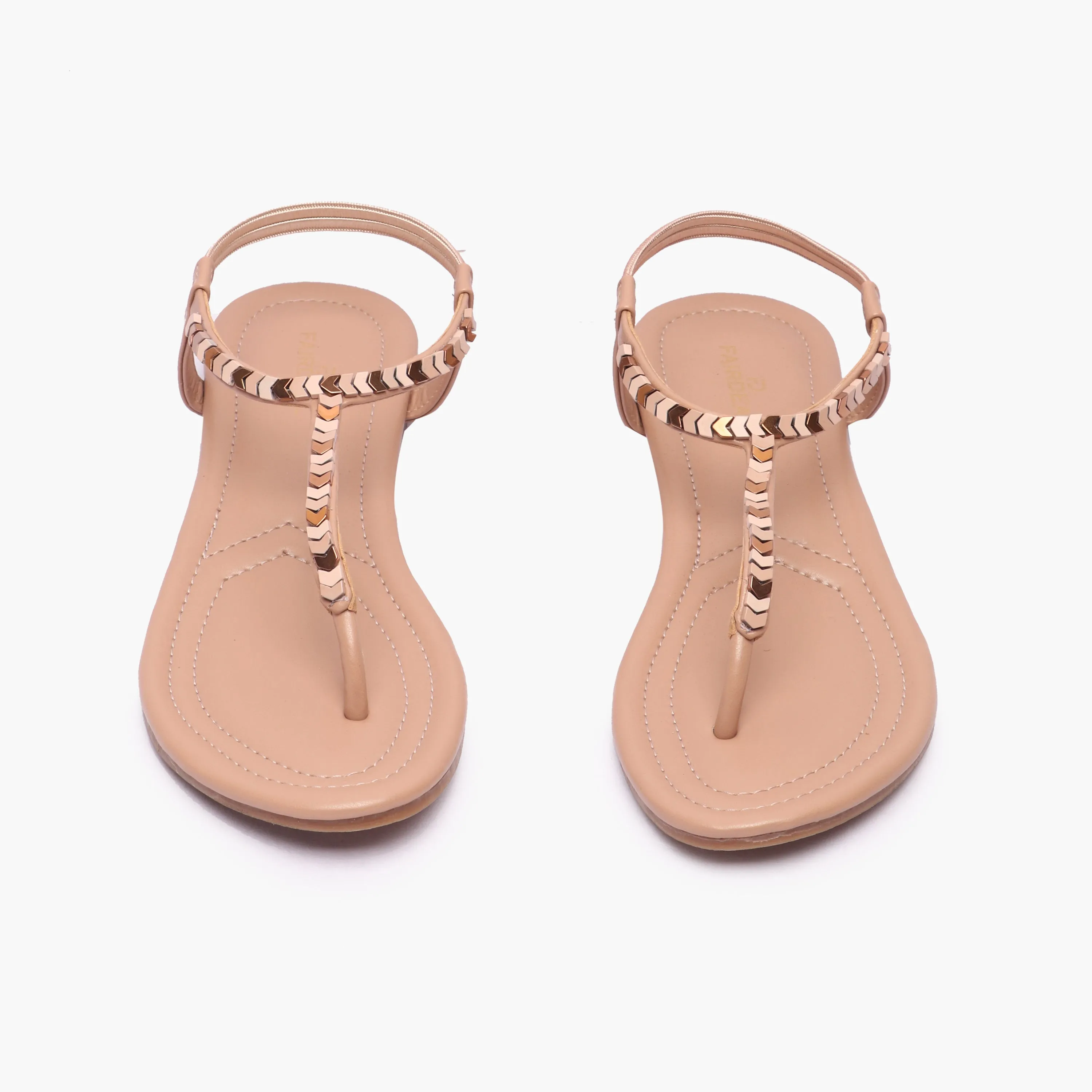 Back Elastic Flat Sandals
