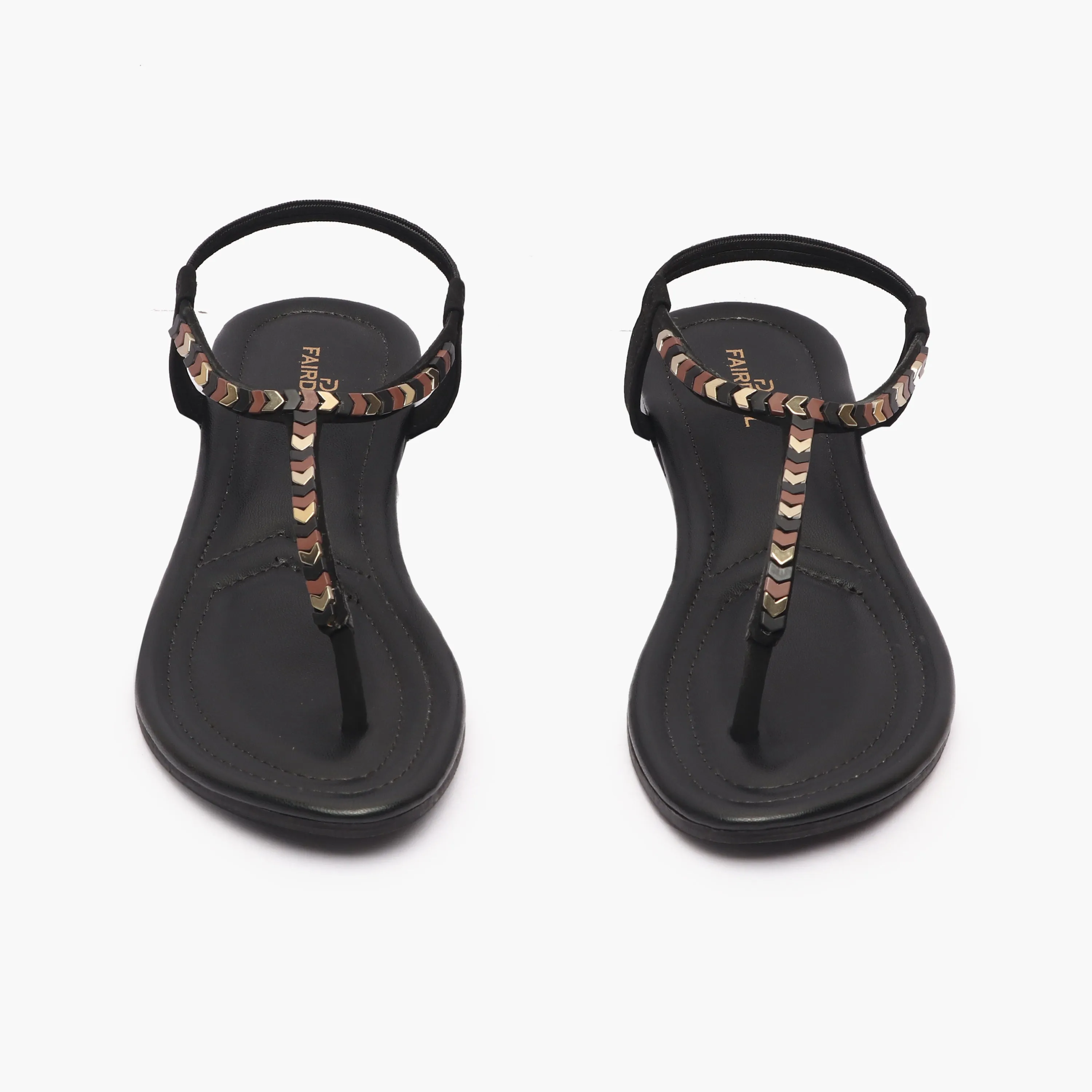 Back Elastic Flat Sandals