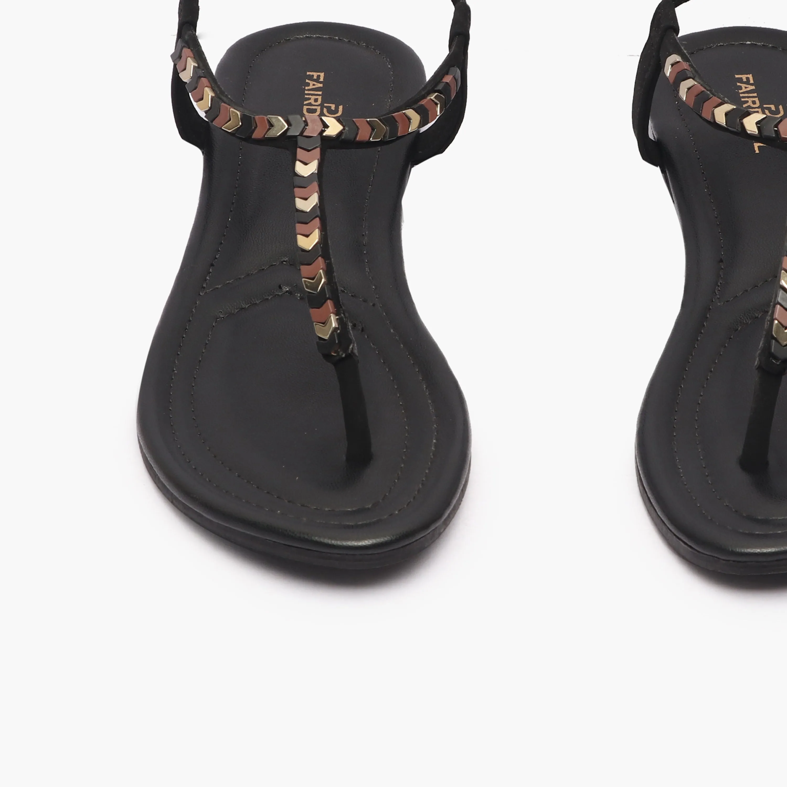 Back Elastic Flat Sandals