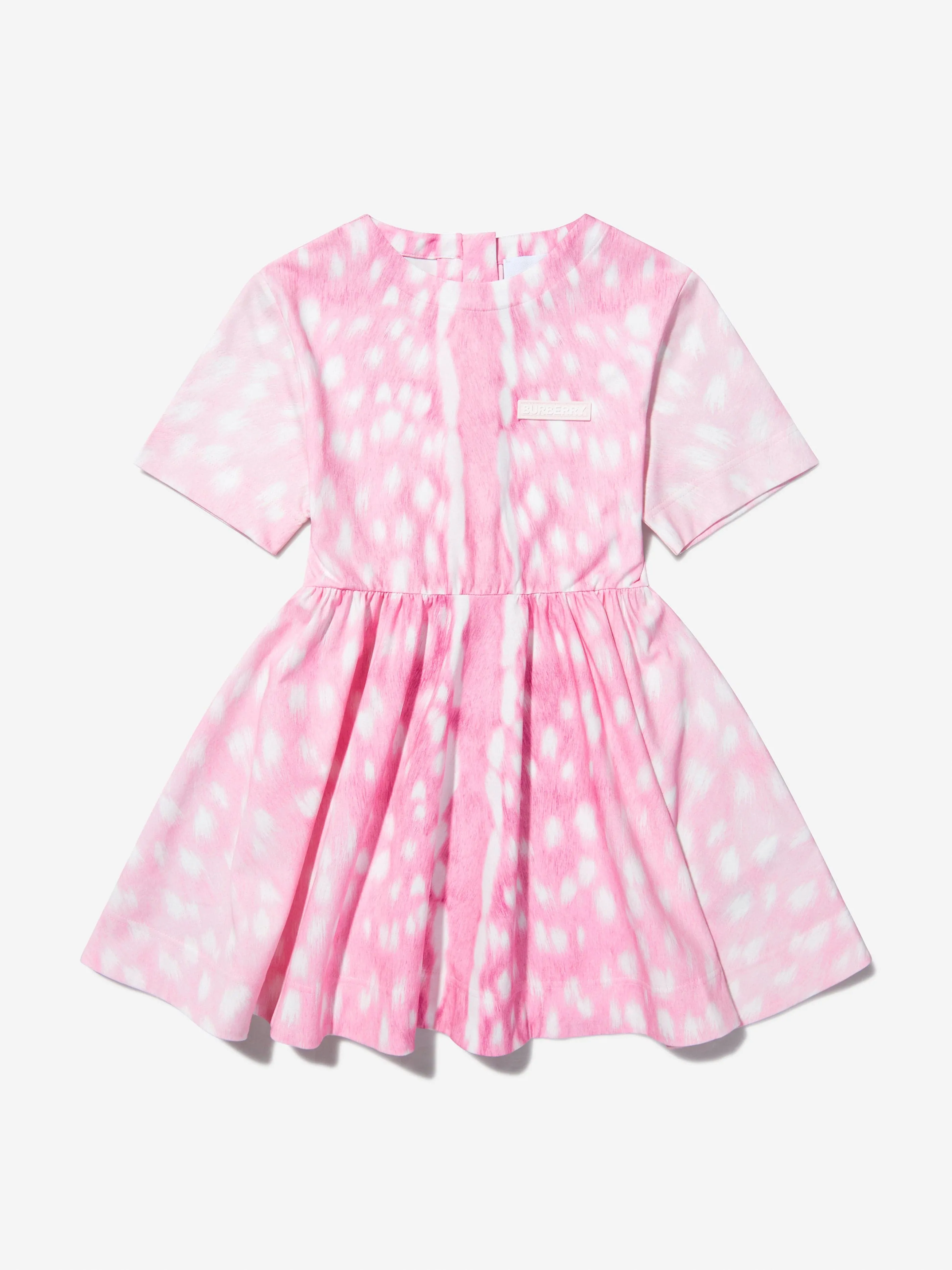 Burberry Girls Cotton Deer Print Dress