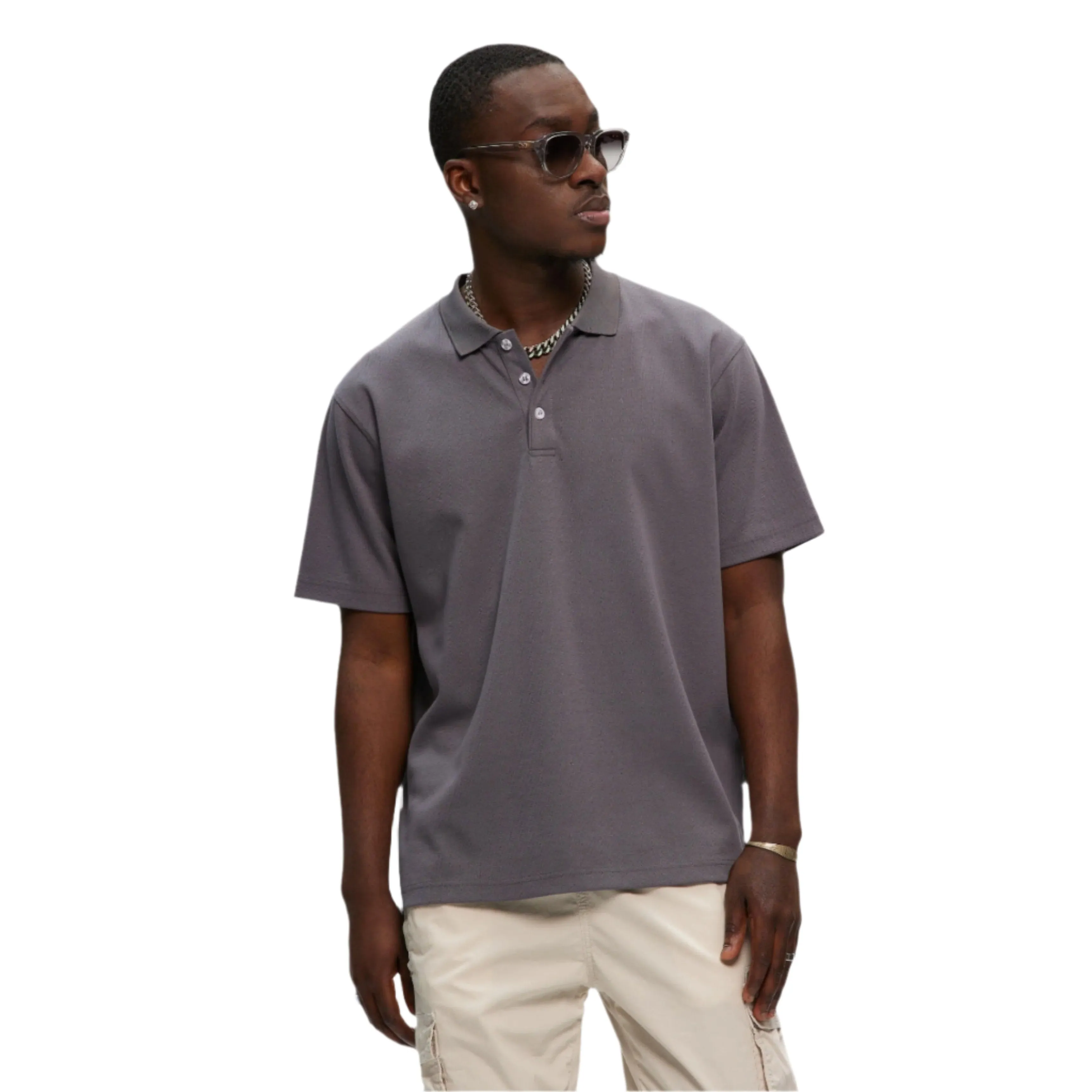 Charcoal Polo
