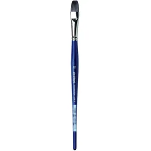 Cosmotop Mix B Water Color Brush, Flat, Red Esagonal Handles