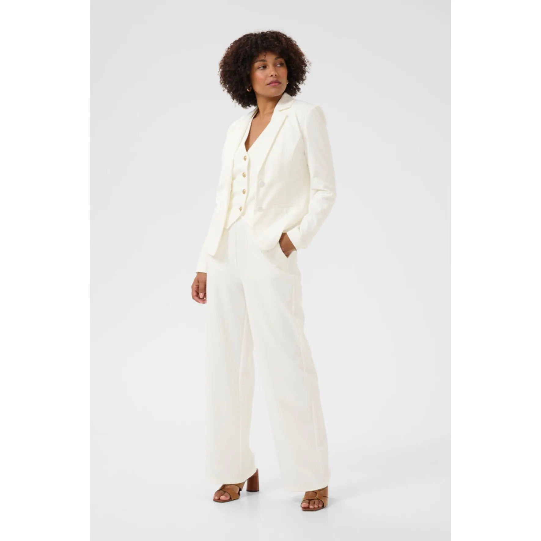 Cream Anett Blazer