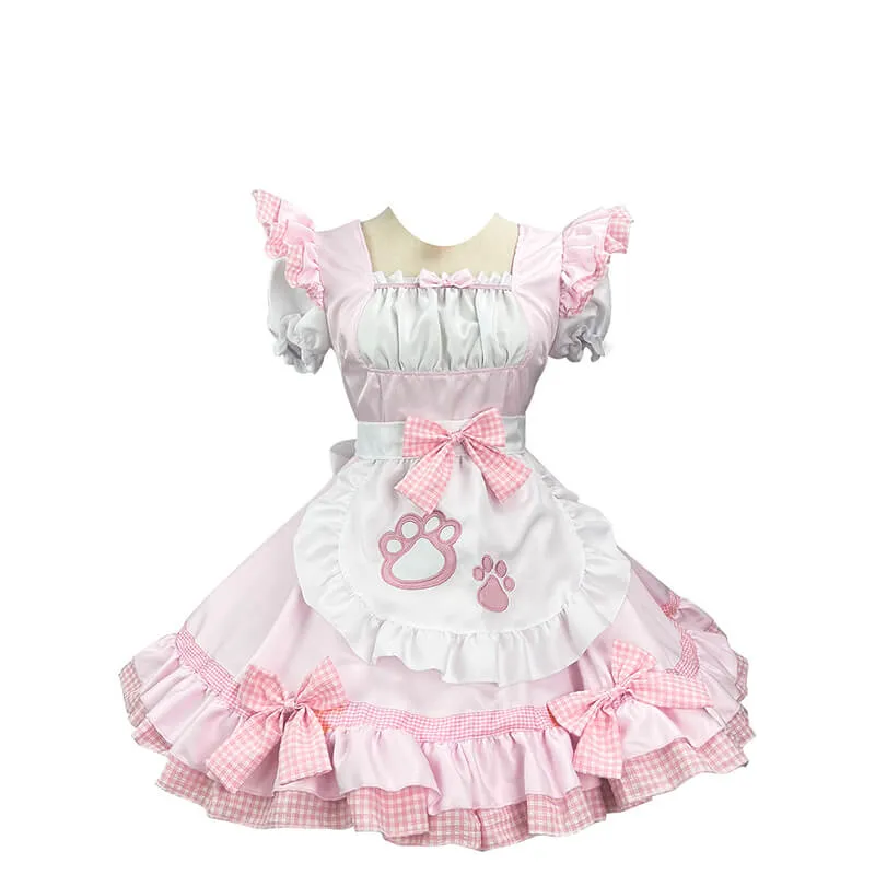 Cute Cat Paw Maid Lolita Dress