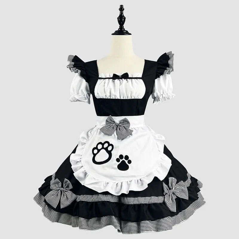 Cute Cat Paw Maid Lolita Dress