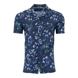 Dark Floral Lincoln Camp Shirt
