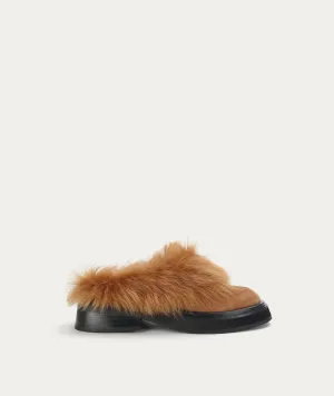 Deadly Ponies - Apollo Mule Gingerbread Suede