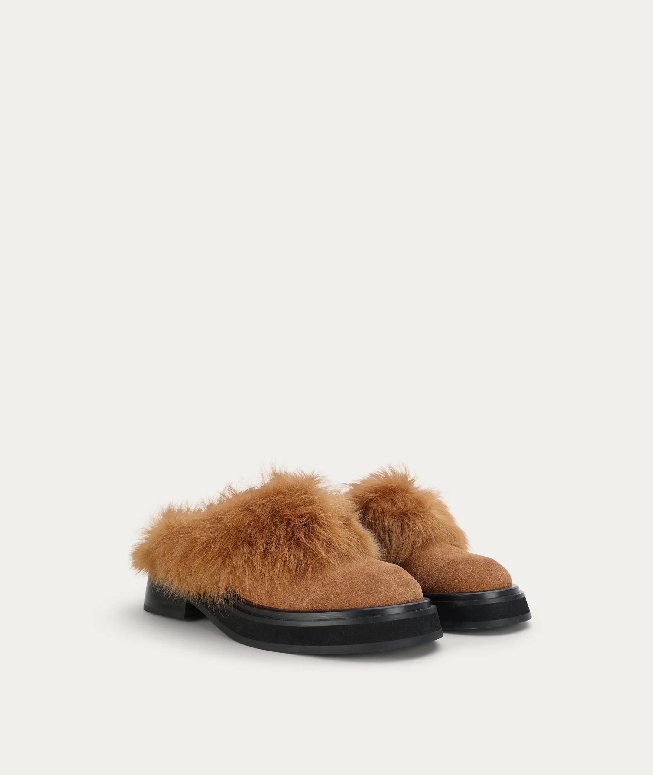 Deadly Ponies - Apollo Mule Gingerbread Suede