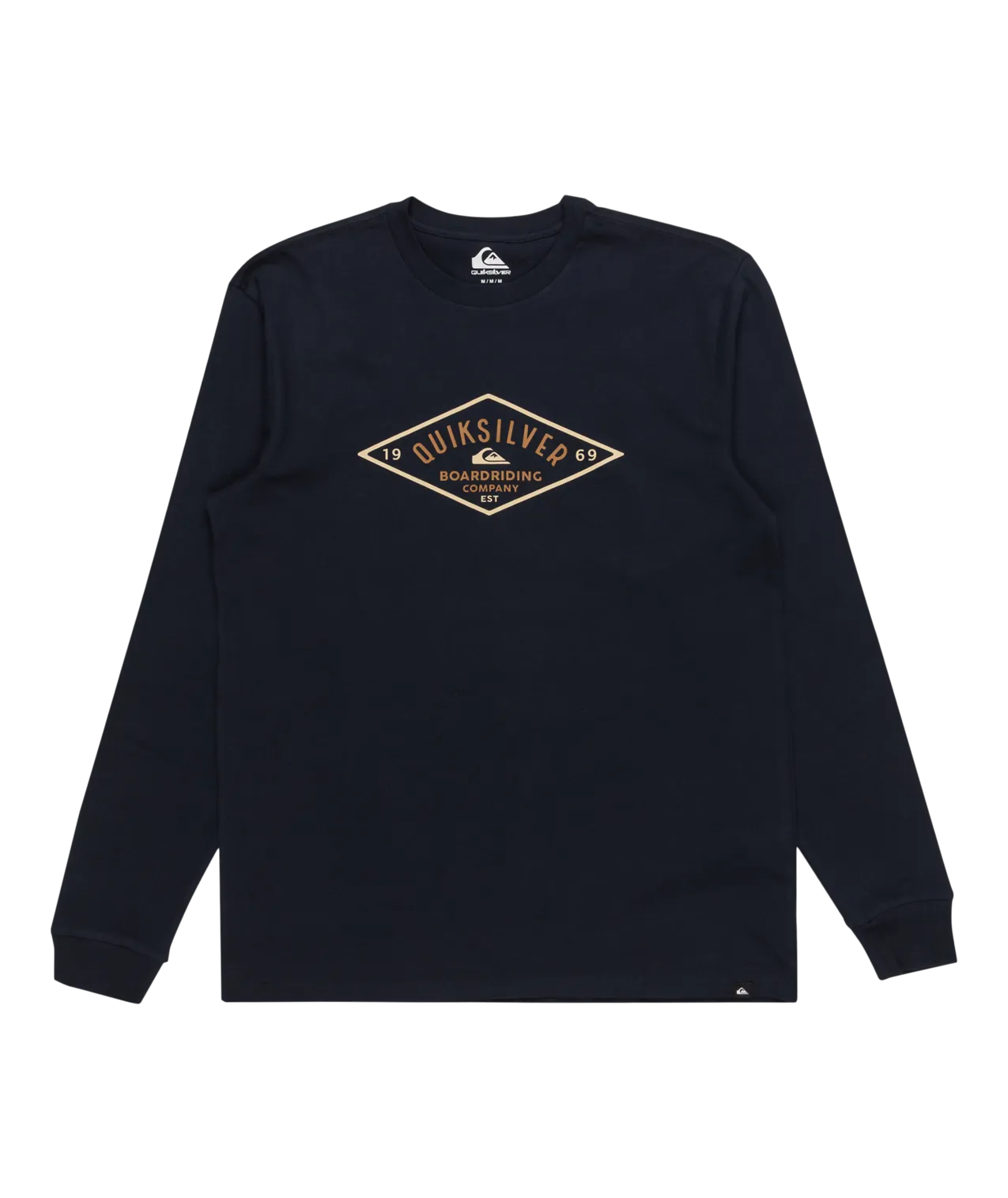 Diamond Logo Long Sleeve T-Shirt in Navy Blazer