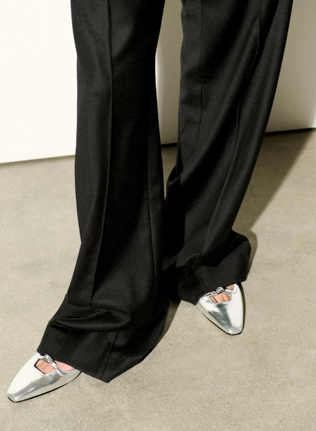 DoF Paulina Sling Back Flat in SILVER