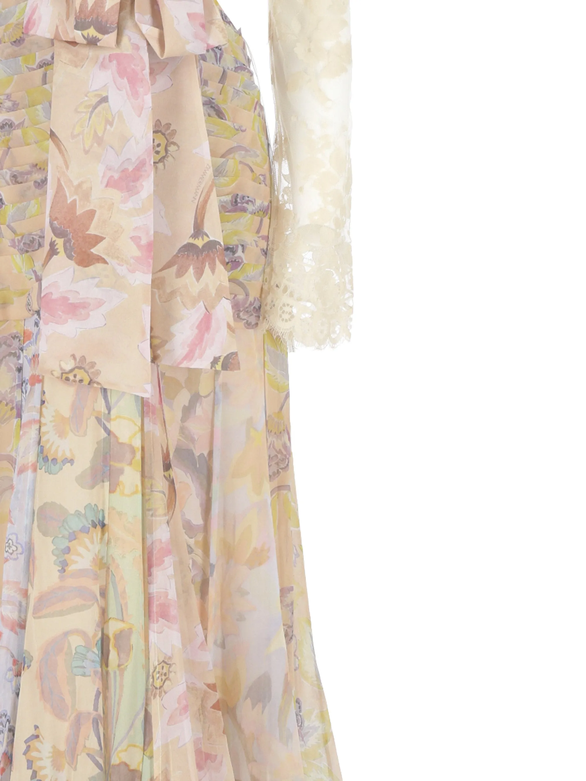 Eden Flounce Long Dress Floral Print