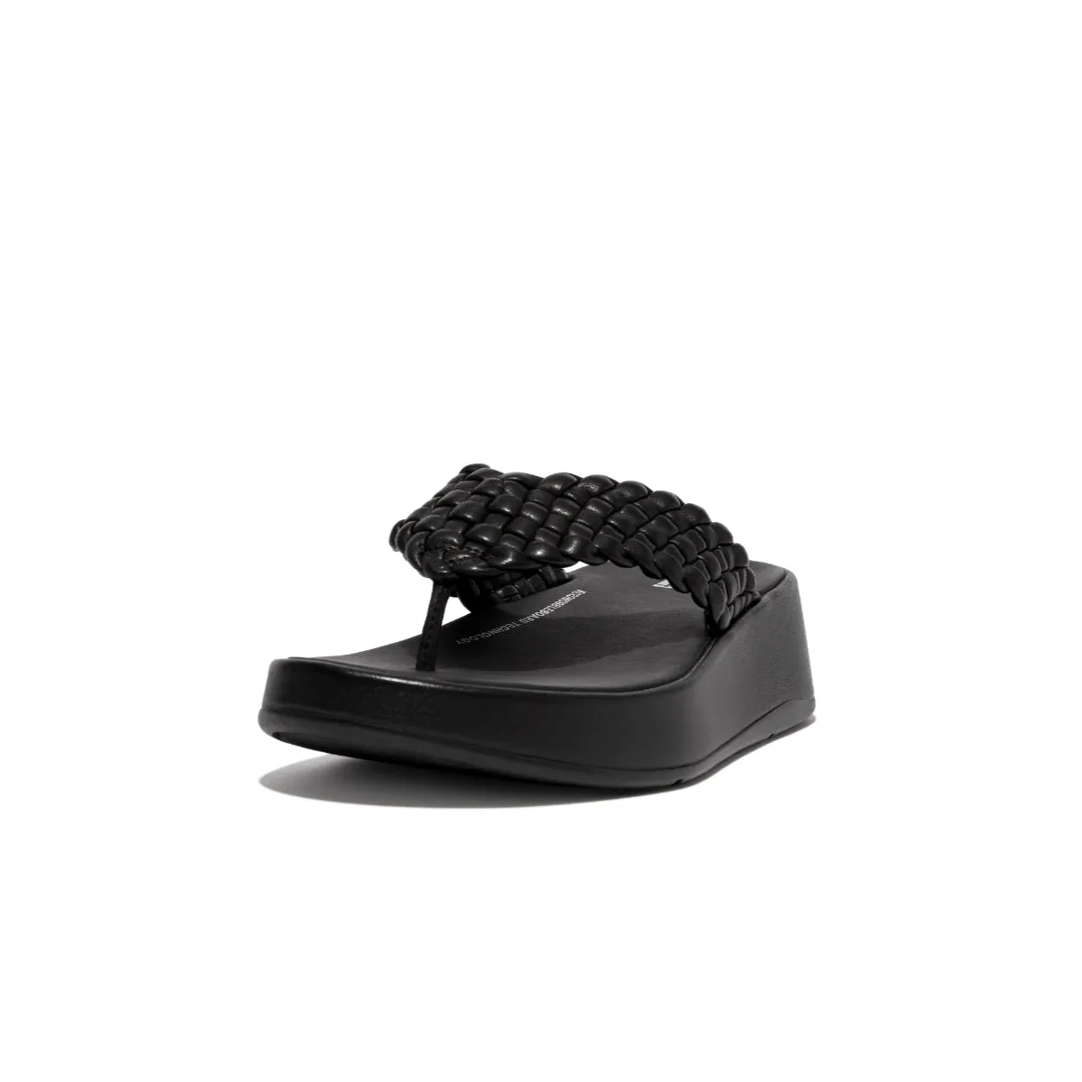 F-MODE Leather Woven Toe Thongs