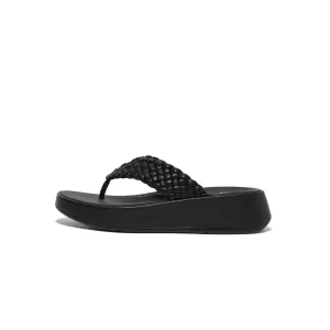 F-MODE Leather Woven Toe Thongs
