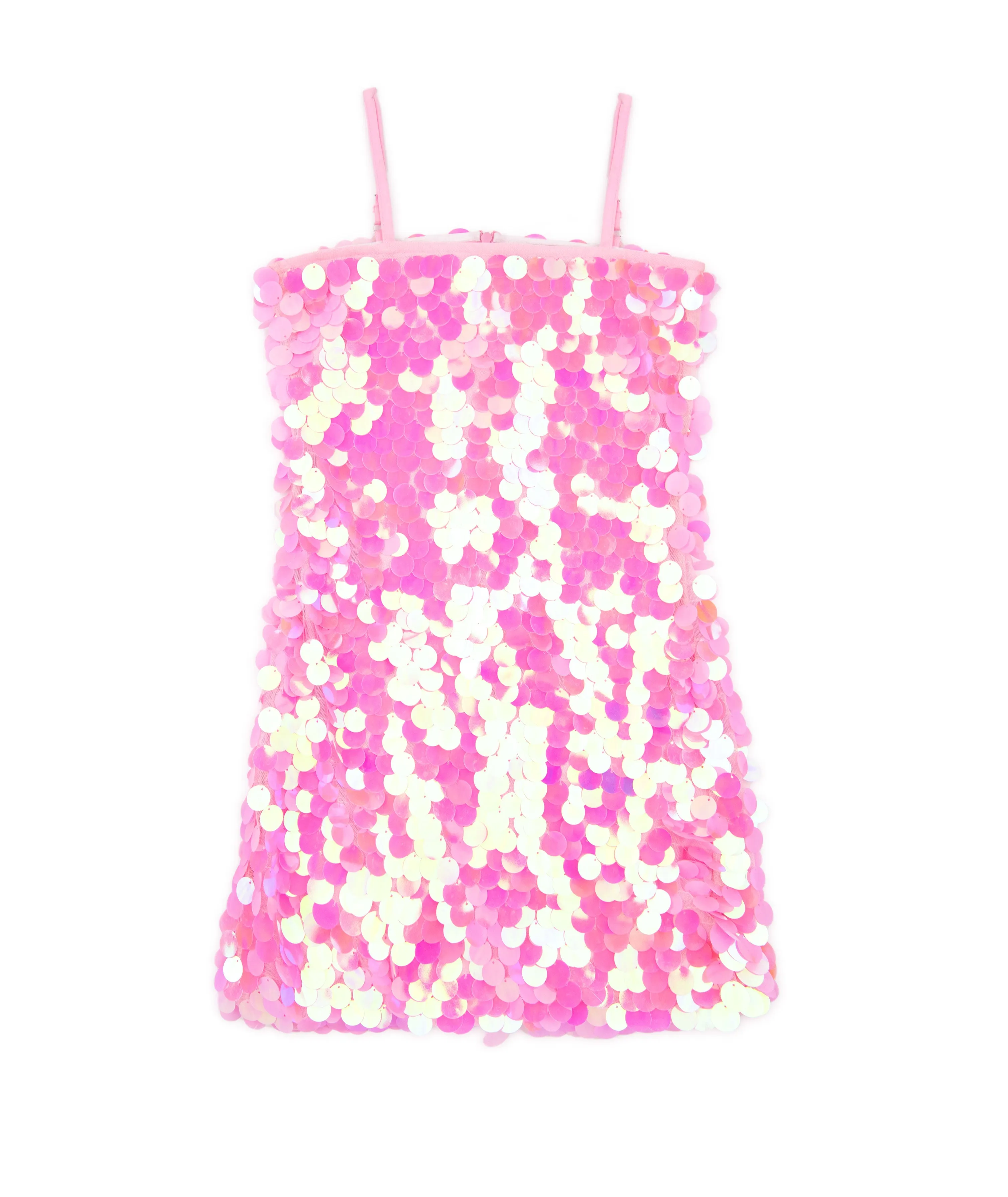 FBZ Girls Pink Paillette Dress