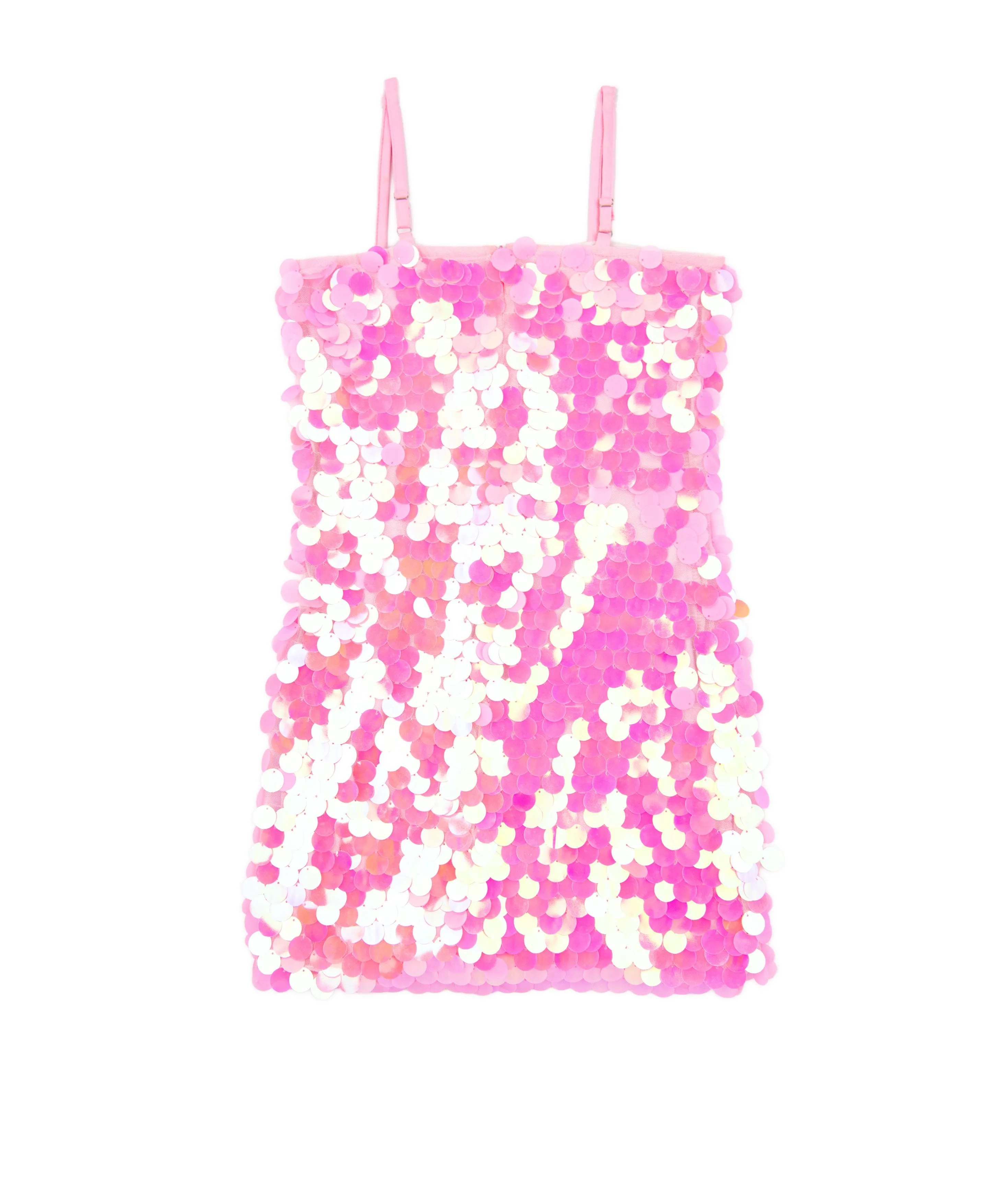 FBZ Girls Pink Paillette Dress