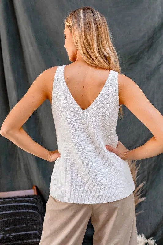 FS Clearance Front and Back Deep V-Neck Tank Top