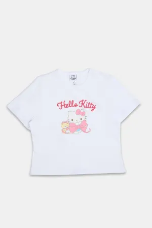 Hello Kitty Bow Graphic Baby Tee