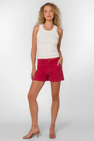 Jessie Spicy Red Shorts