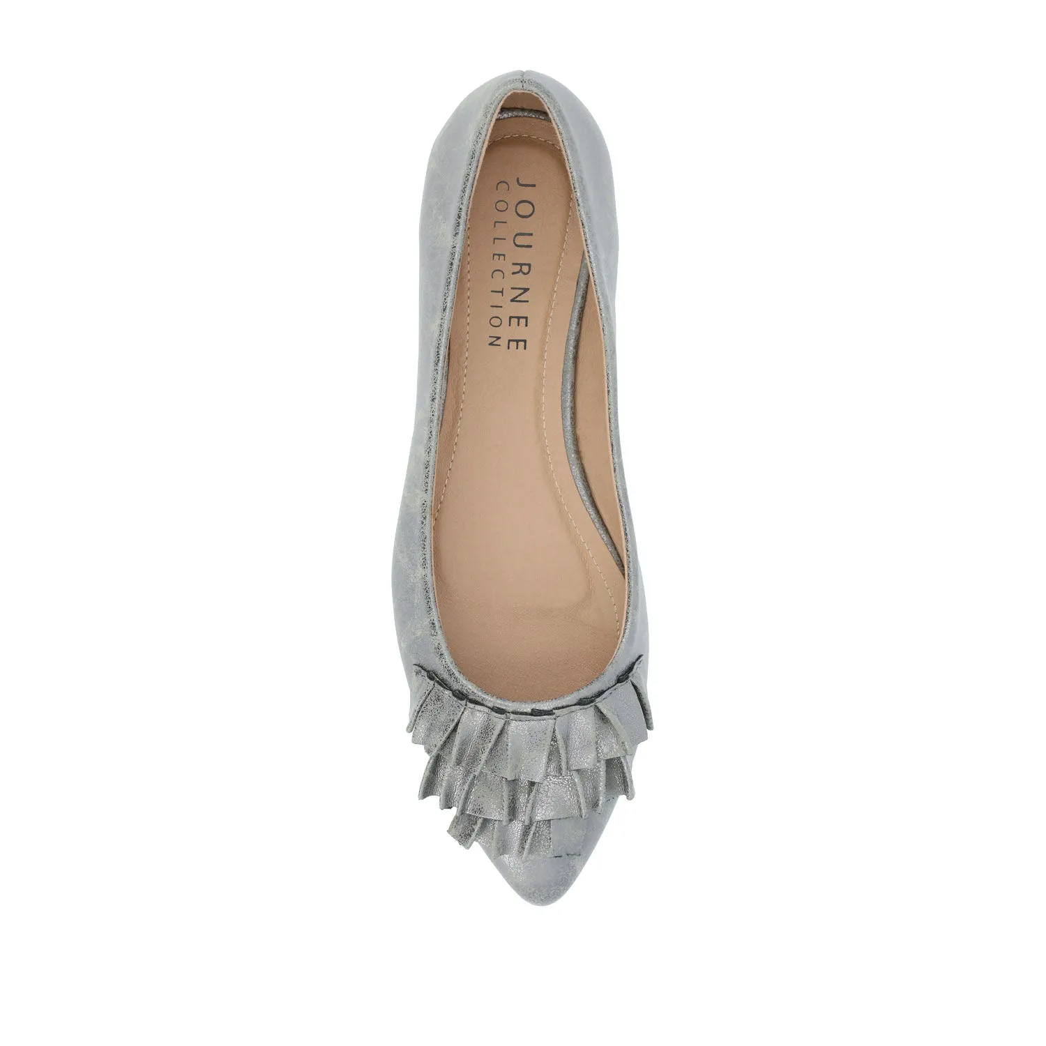 JUDY BALLET FLATS IN FAUX LEATHER