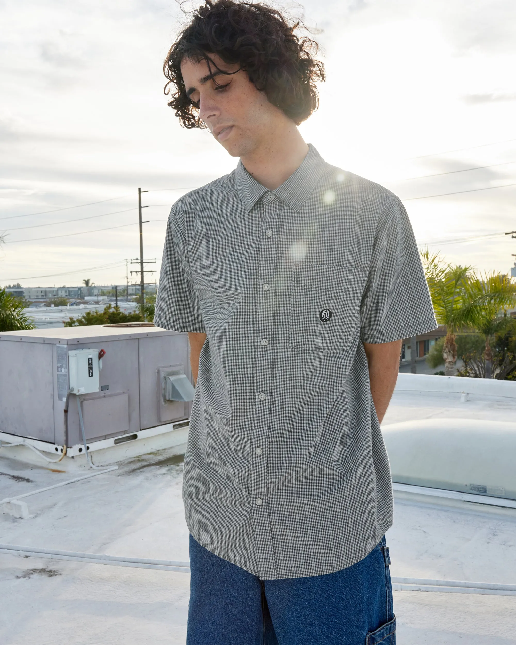 Lonsdale Short Sleeve Shirt - Egg White