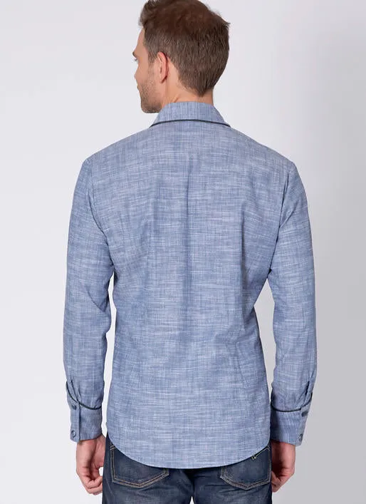 M7980 Misses' and Men's Shirts
