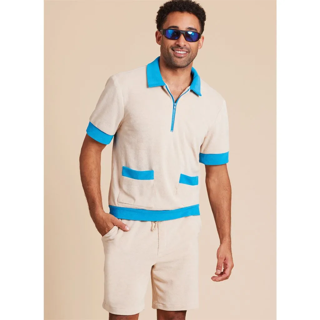McCall's Pattern M8414 Men's Knit Shirts and Shorts