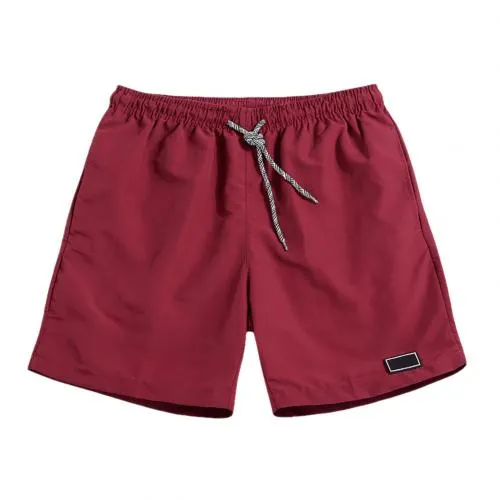 Men Casual Breathable Quick Dry Pants Pockets Beach Solid Color Sport Shorts Men's Short Summer Male Pant with Pocket Breathable