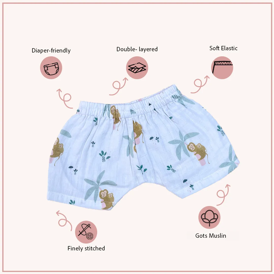 Monkeying around Muslin Shorts