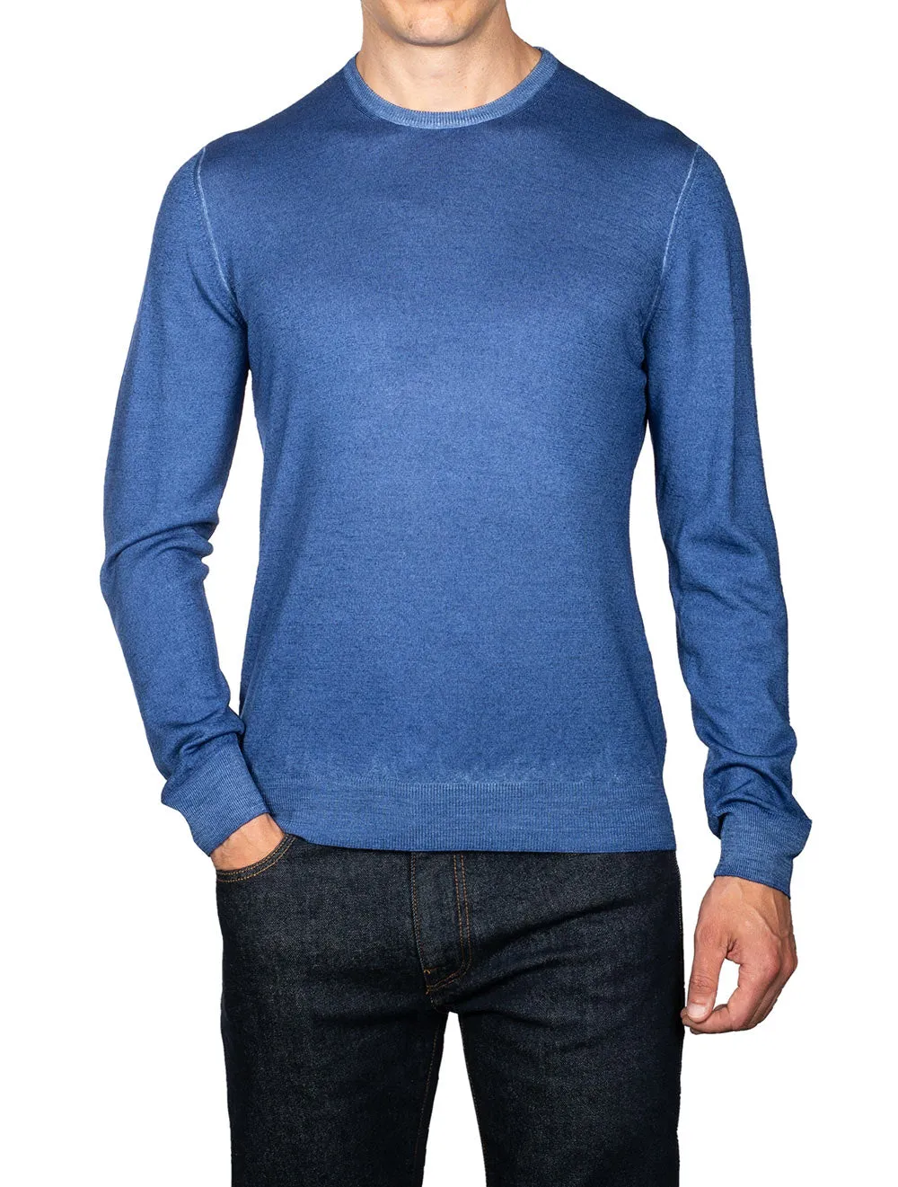 Paricollo Crew Neck Blue