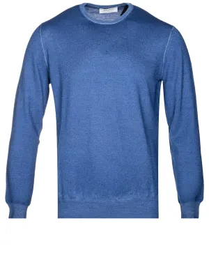 Paricollo Crew Neck Blue
