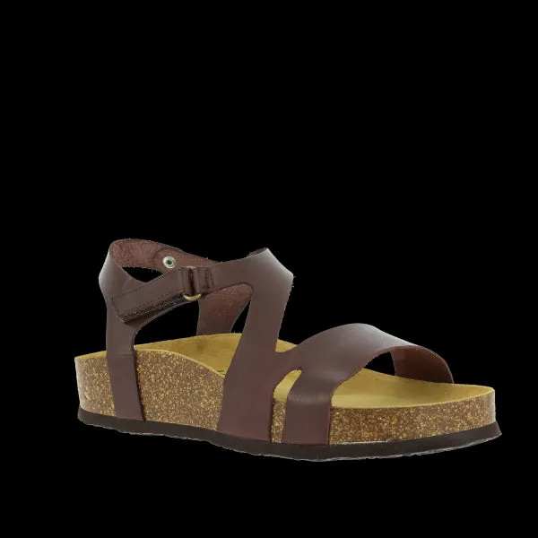 Plakton 345647 Dark Brown Women's Sandals