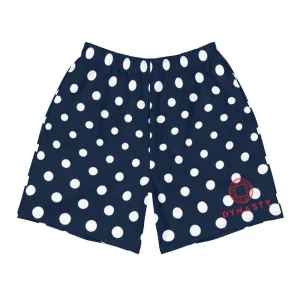 Polkadot Active Training Workout Shorts (Navy)