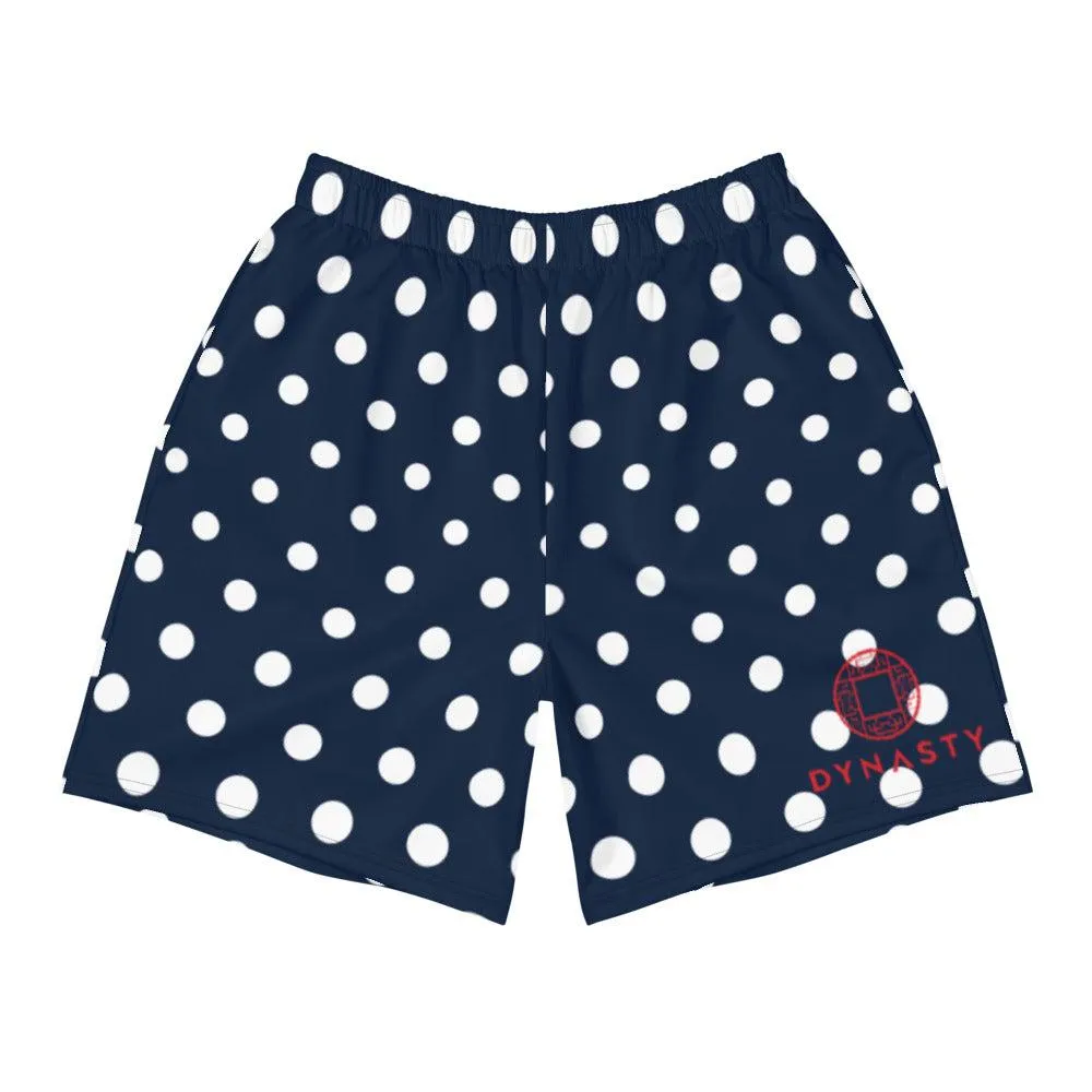 Polkadot Active Training Workout Shorts (Navy)