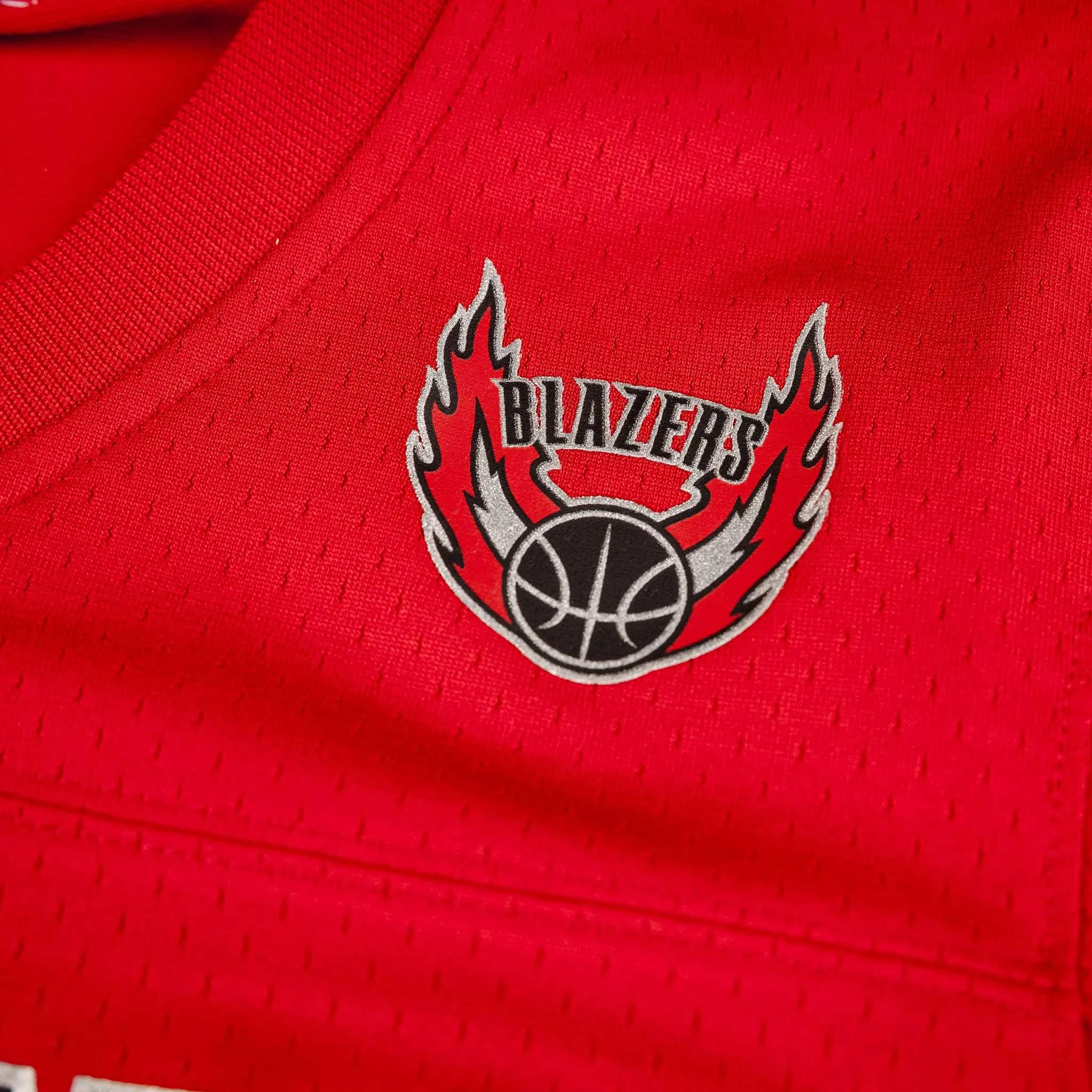 Portland Trail Blazers Mitchell & Ness Women's Red Retro Drexler Tee