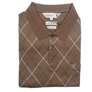Pringle  Stone Brown Double Mecerized  Golfer