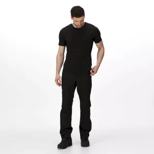 Regatta Men's Highton O/T Waterproof Walking Trousers RMW325- Black