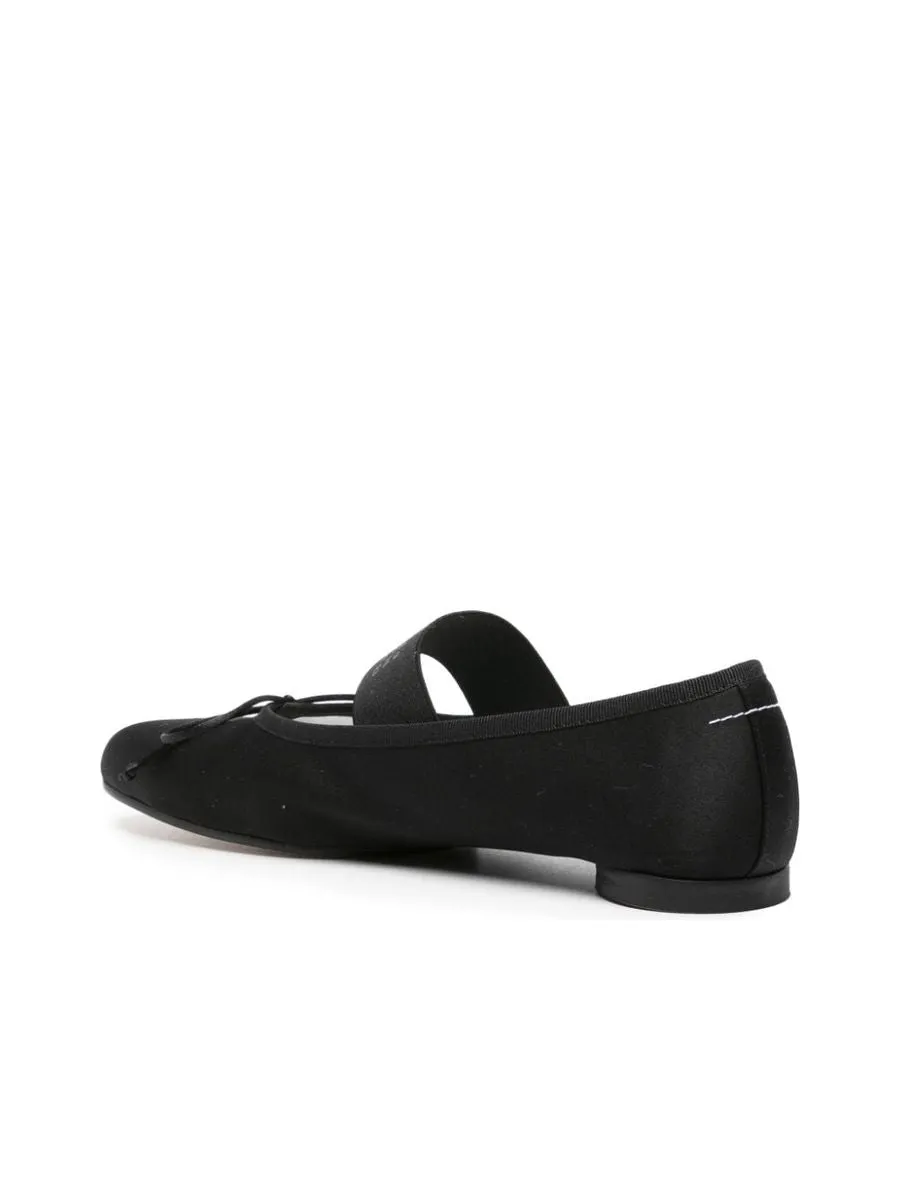 Satin Finish Square Toe Flats
