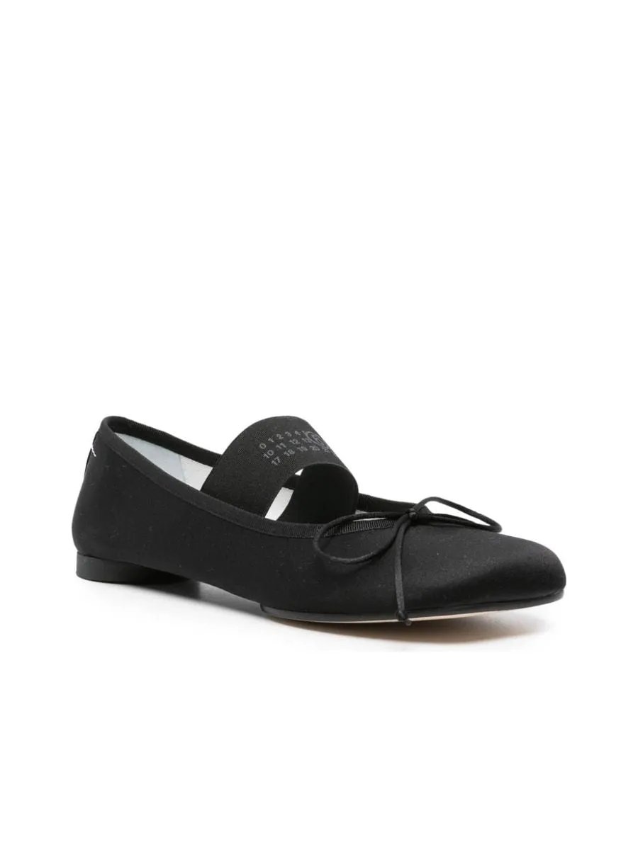 Satin Finish Square Toe Flats
