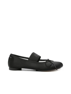 Satin Finish Square Toe Flats