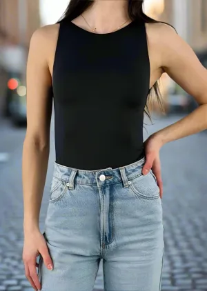 SECOND SKIN ROXANNA CREW NECK BODYSUIT