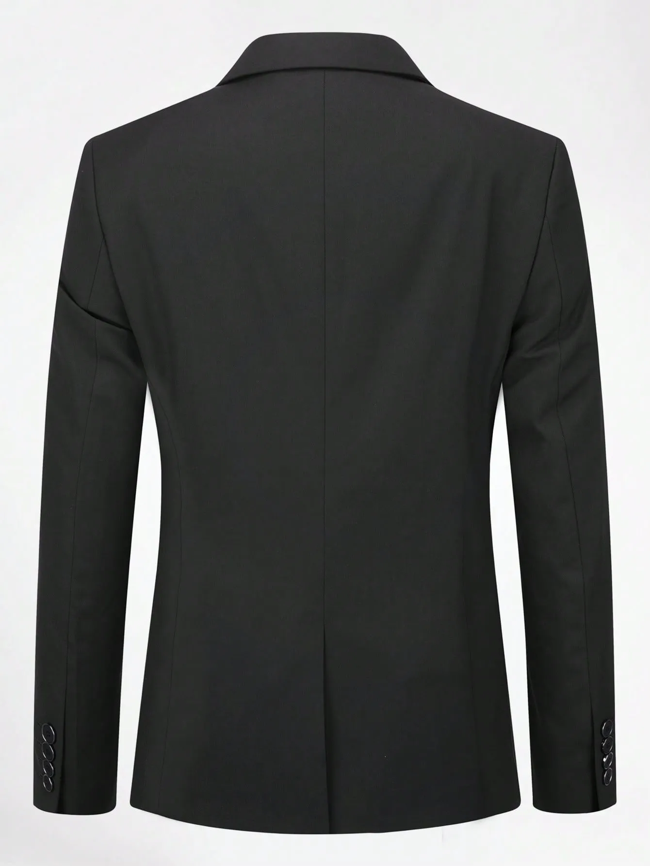 Shawl Collar Single Button Single Breasted Blazer