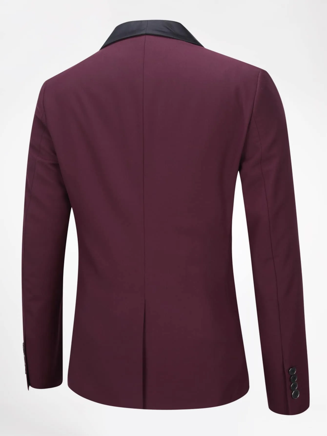 Shawl Collar Single Button Single Breasted Blazer