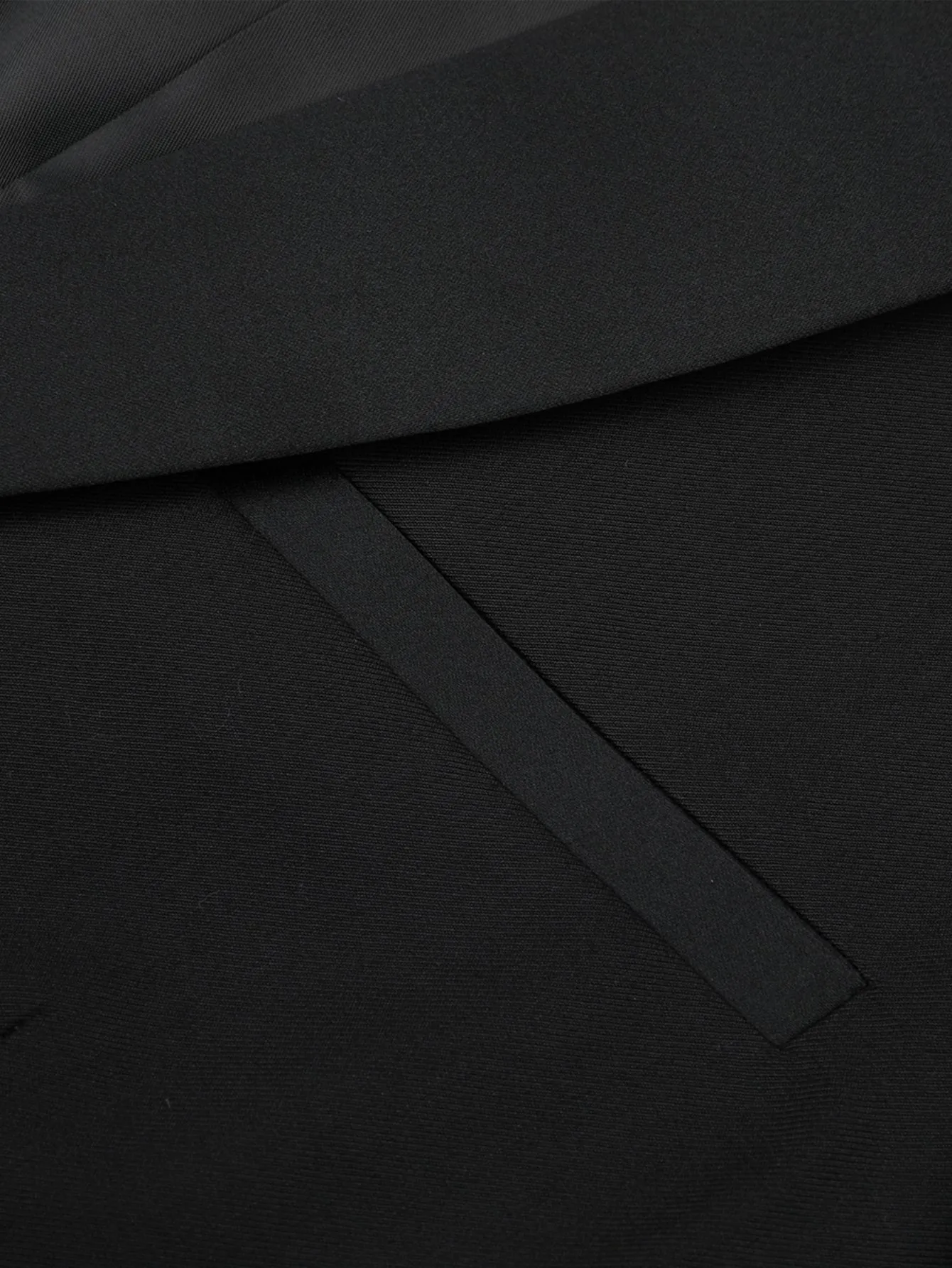 Shawl Collar Single Button Single Breasted Blazer