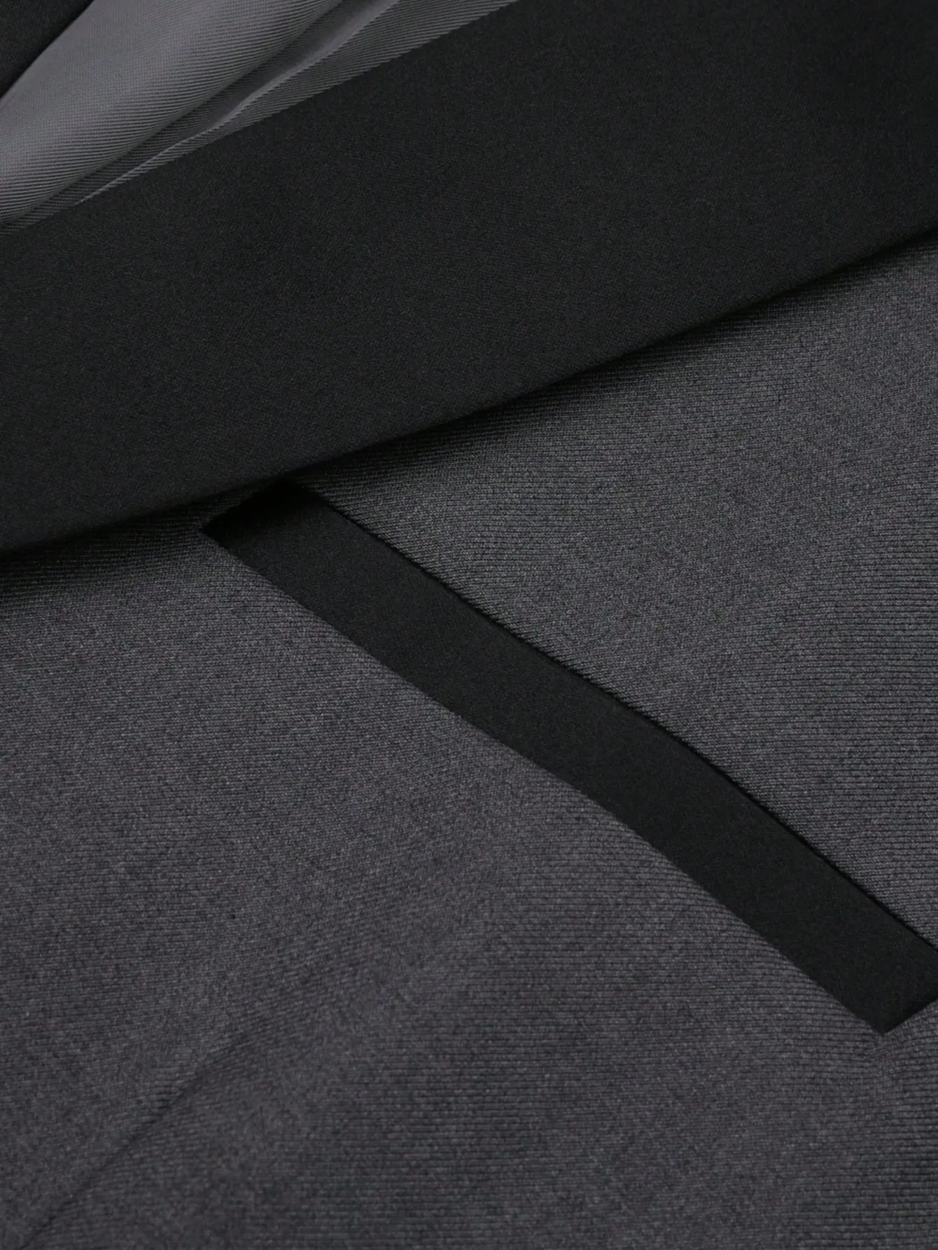 Shawl Collar Single Button Single Breasted Blazer